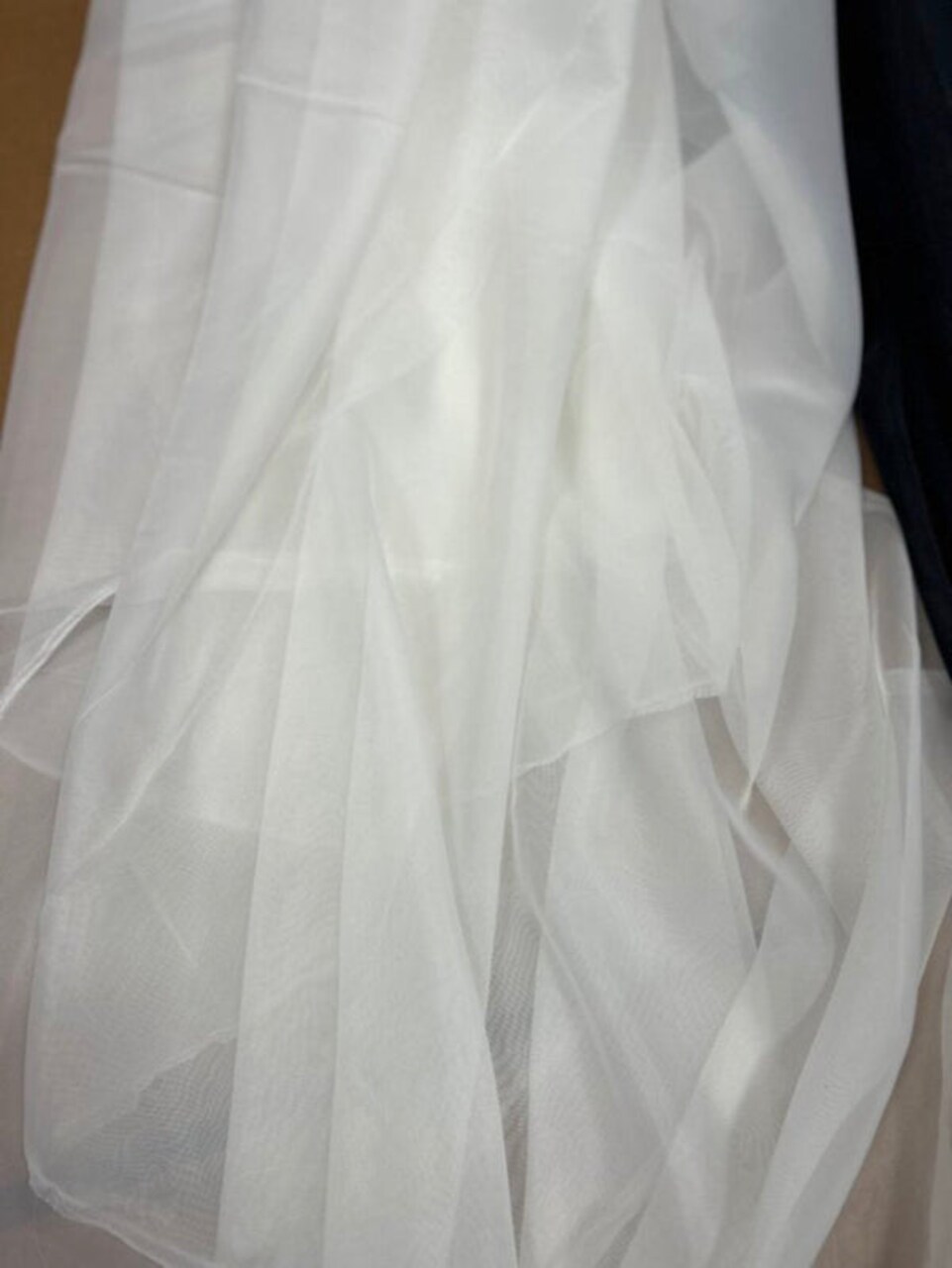 1 Yard Extra Wide Sheer Voile Fabric for Events & Soft Furnishings 118-120" Width